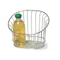 Chrome Wire Wall Basket